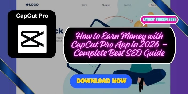 How to Earn Money with CapCut Pro App in 2026 – Complete Best SEO Guide