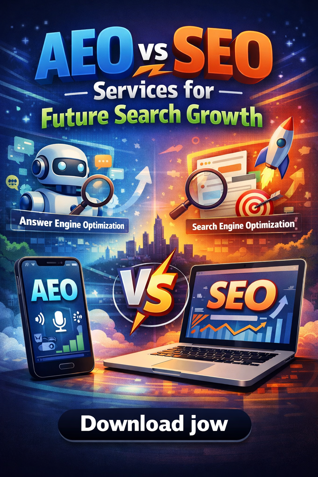 AEO vs SEO Services for Future Search Growth – Simple Beginner Guide