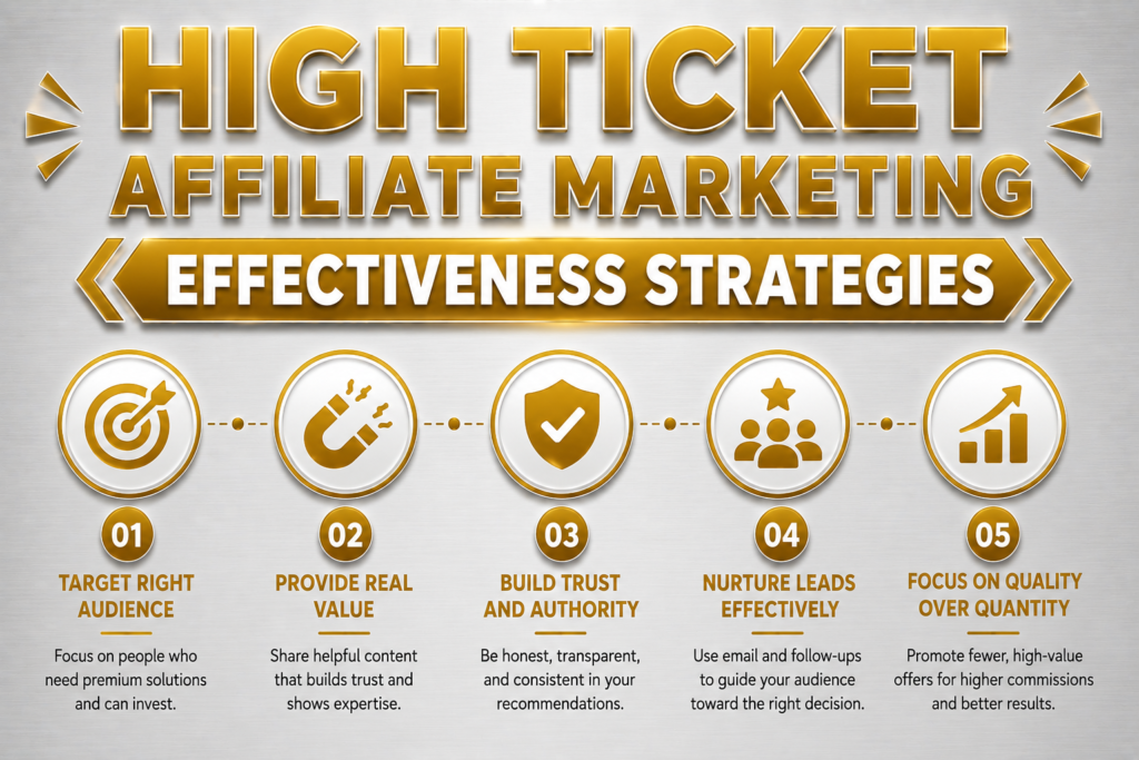 High Ticket Affiliate Marketing Effectiveness Strategies