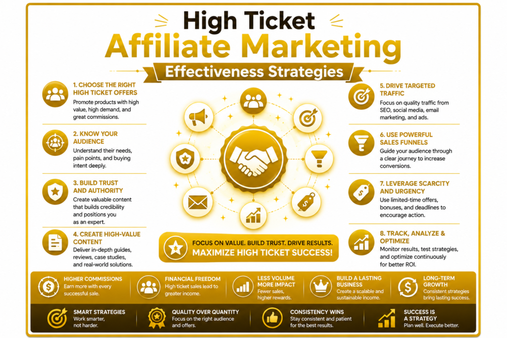 High Ticket Affiliate Marketing Effectiveness Strategies