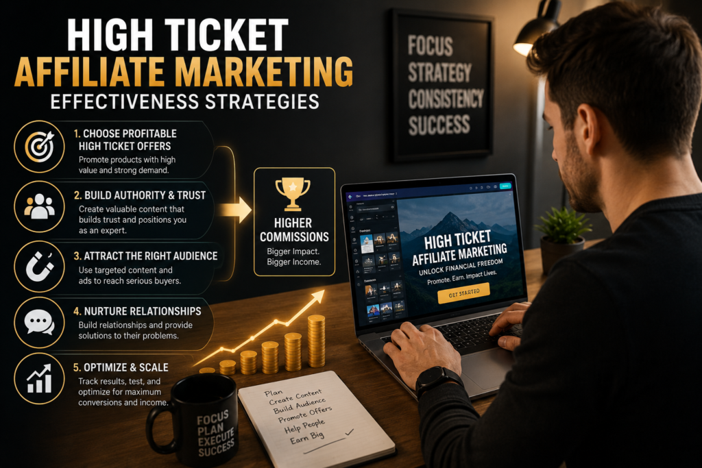 High Ticket Affiliate Marketing Effectiveness Strategies