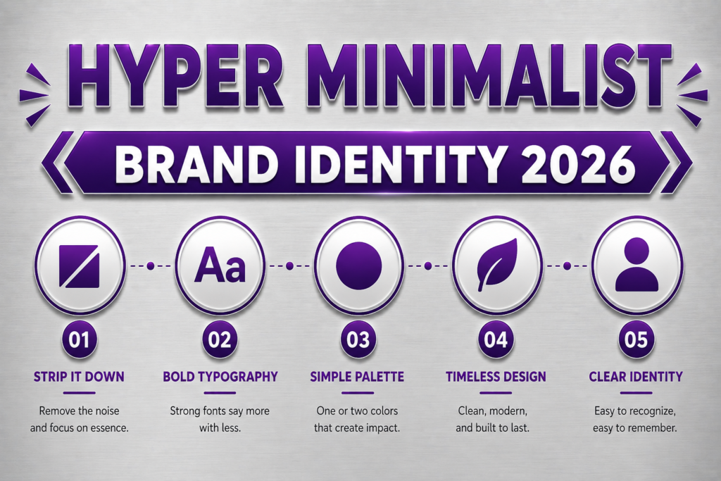 Hyper Minimalist Brand Identity 2026