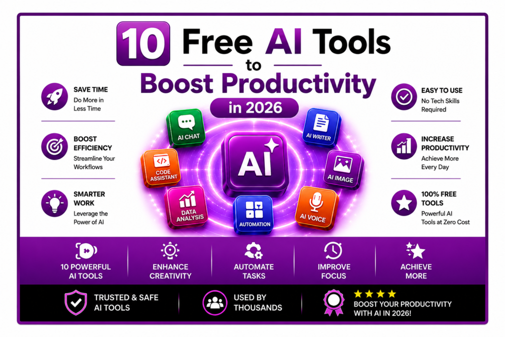 10 Free AI Tools to Boost Productivity in 2026