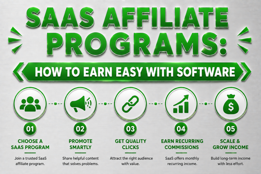 SaaS Affiliate Programs: How to Earn easy With Software